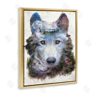 Barrett Biggers | Wolf Form with Woodland Scene