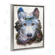 Barrett Biggers | Wolf Form with Woodland Scene