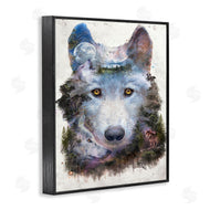 Barrett Biggers | Wolf Form with Woodland Scene