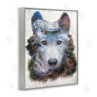 Barrett Biggers | Wolf Form with Woodland Scene