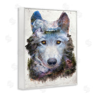 Barrett Biggers | Wolf Form with Woodland Scene