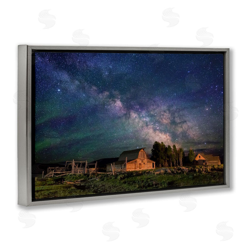 Royce Bair | Nebula Sky over Farm Scene