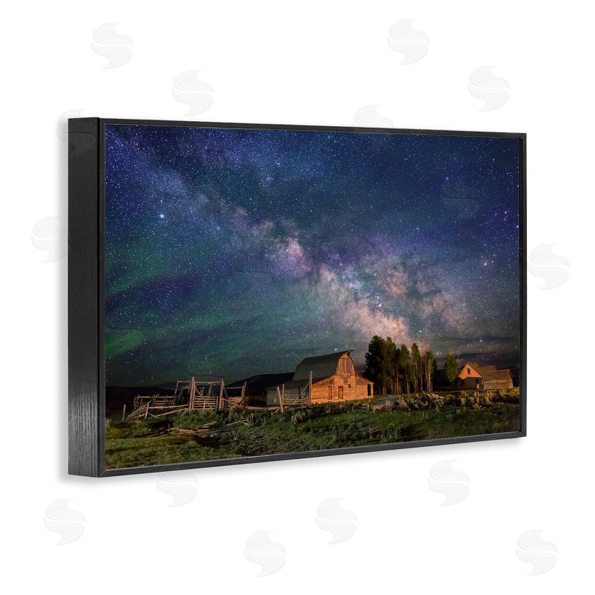 Royce Bair | Nebula Sky over Farm Scene