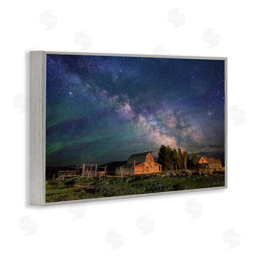 Royce Bair | Nebula Sky over Farm Scene