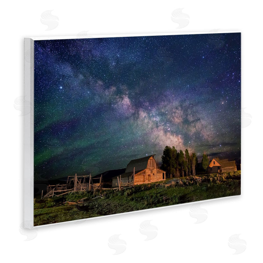 Royce Bair | Nebula Sky over Farm Scene