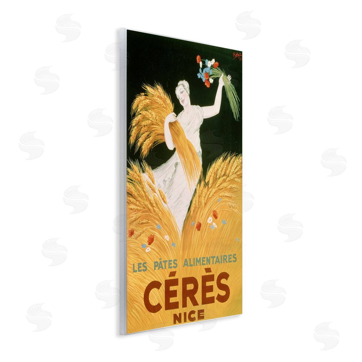 Antique Ceres Goddess Wood Plaque Wall Art, Home Decor by Marcus Jules