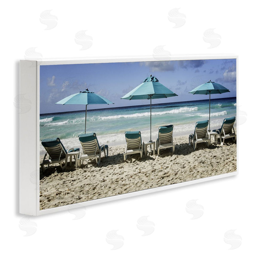 Mary Lou Johnson | Lined Up Beach Chairs