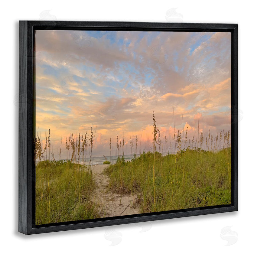 Mary Lou Johnson | Serene Coastal Path Grasses