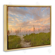 Mary Lou Johnson | Serene Coastal Path Grasses