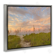 Mary Lou Johnson | Serene Coastal Path Grasses