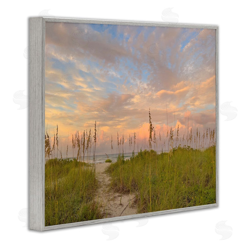 Mary Lou Johnson | Serene Coastal Path Grasses