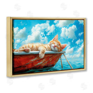 Parable Visions | Sleeping Cat on Boat