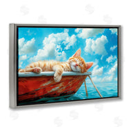 Parable Visions | Sleeping Cat on Boat
