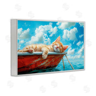 Parable Visions | Sleeping Cat on Boat