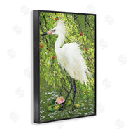 Rosiland Solomon | Sophisticated Heron in Pond Shore
