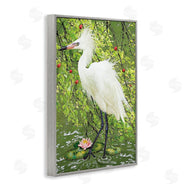 Rosiland Solomon | Sophisticated Heron in Pond Shore