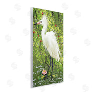 Rosiland Solomon | Sophisticated Heron in Pond Shore
