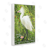 Rosiland Solomon | Sophisticated Heron in Pond Shore