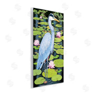 Rosiland Solomon | Heron Among Pond Lilies