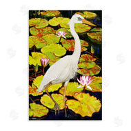 Rosiland Solomon | Stepping Bird on Lily Pads