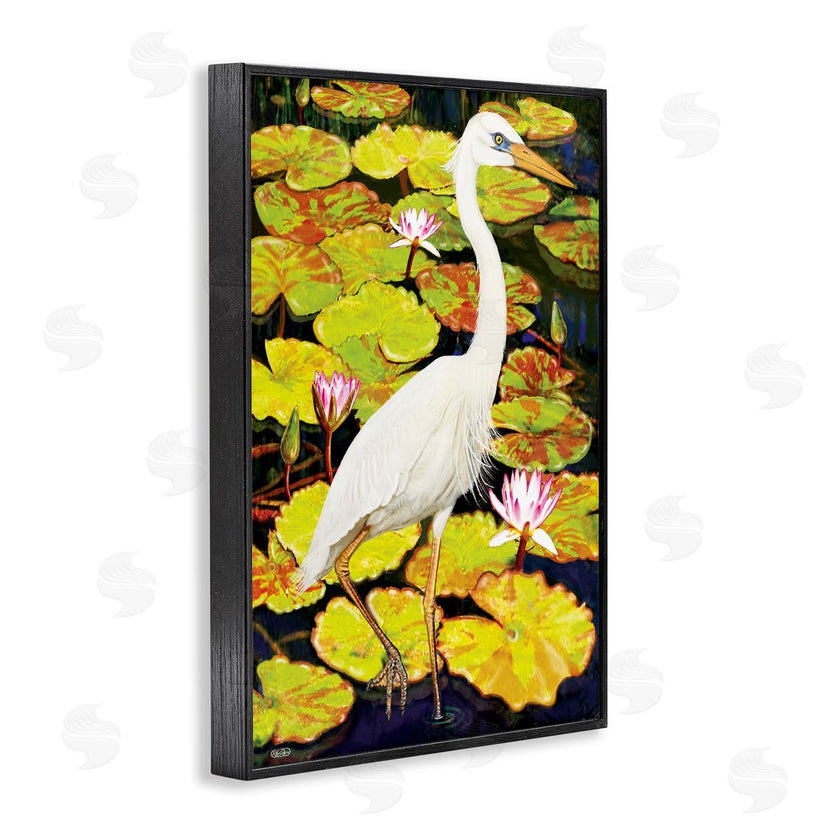 Rosiland Solomon | Stepping Bird on Lily Pads
