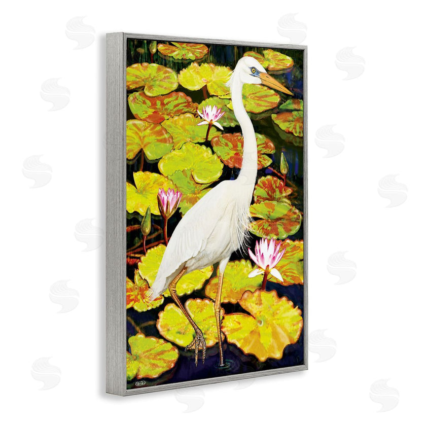 Rosiland Solomon | Stepping Bird on Lily Pads