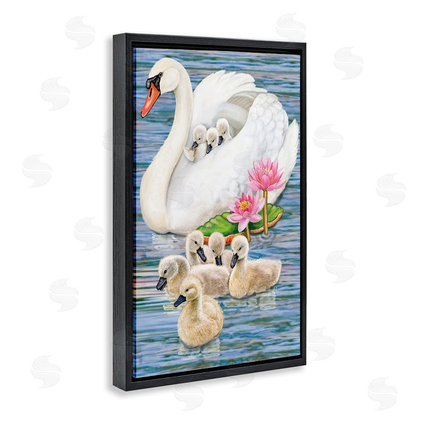 Rosiland Solomon | Swan Family & Lotus Flowers