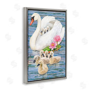 Rosiland Solomon | Swan Family & Lotus Flowers