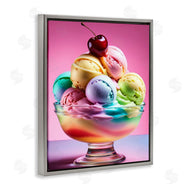 Tabz Jones | Rainbow Hued Sundae Dessert