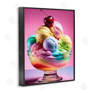 Tabz Jones | Rainbow Hued Sundae Dessert