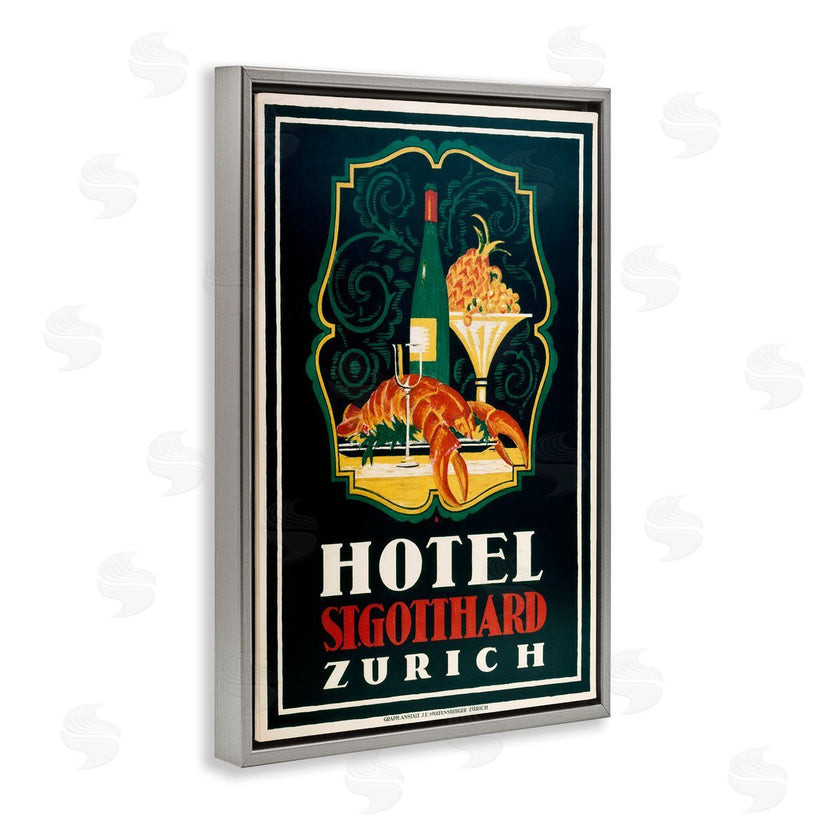 Marcus Jules | Vintage Hotel Zurich with Lobster