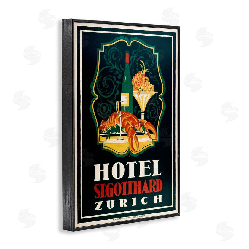 Marcus Jules | Vintage Hotel Zurich with Lobster