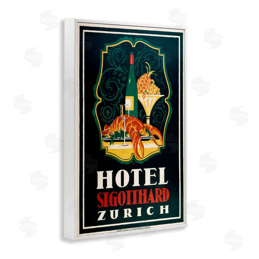 Marcus Jules | Vintage Hotel Zurich with Lobster