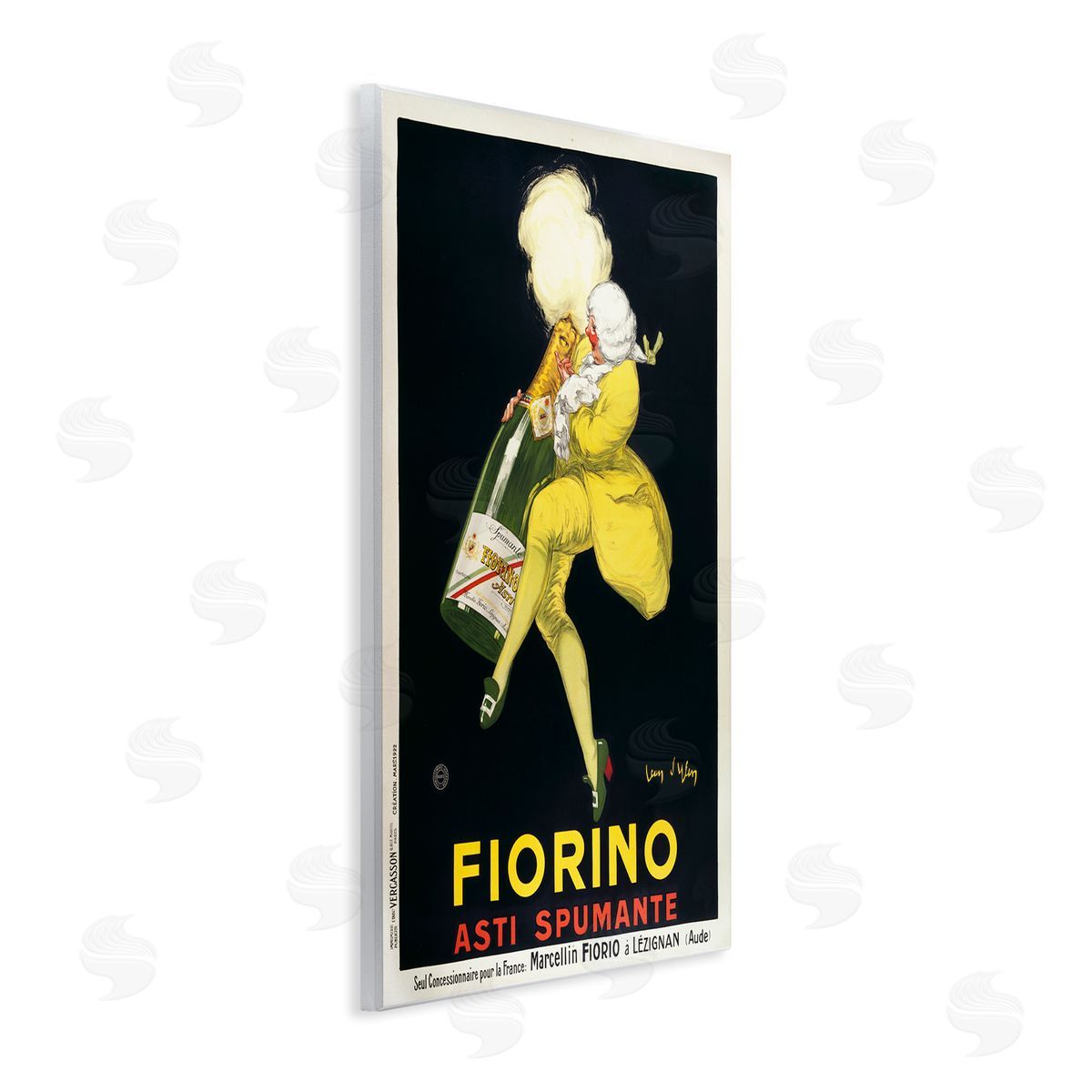 Vintage Fiorno Wine Wood Plaque Wall Art, Home Decor by Marcus Jules