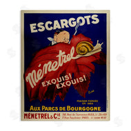 Marcus Jules | Vintage Escargots Advertisement