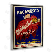 Marcus Jules | Vintage Escargots Advertisement