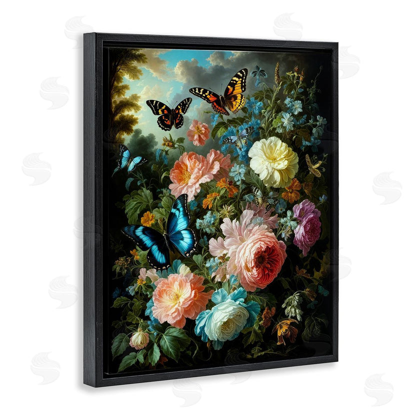 Tabz Jones | Blooming Roses & Monarch Butterflies