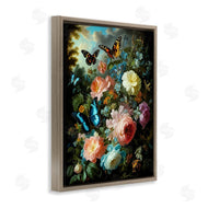Tabz Jones | Blooming Roses & Monarch Butterflies