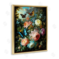 Tabz Jones | Blooming Roses & Monarch Butterflies