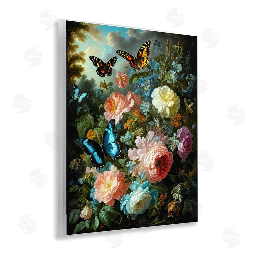 Tabz Jones | Blooming Roses & Monarch Butterflies