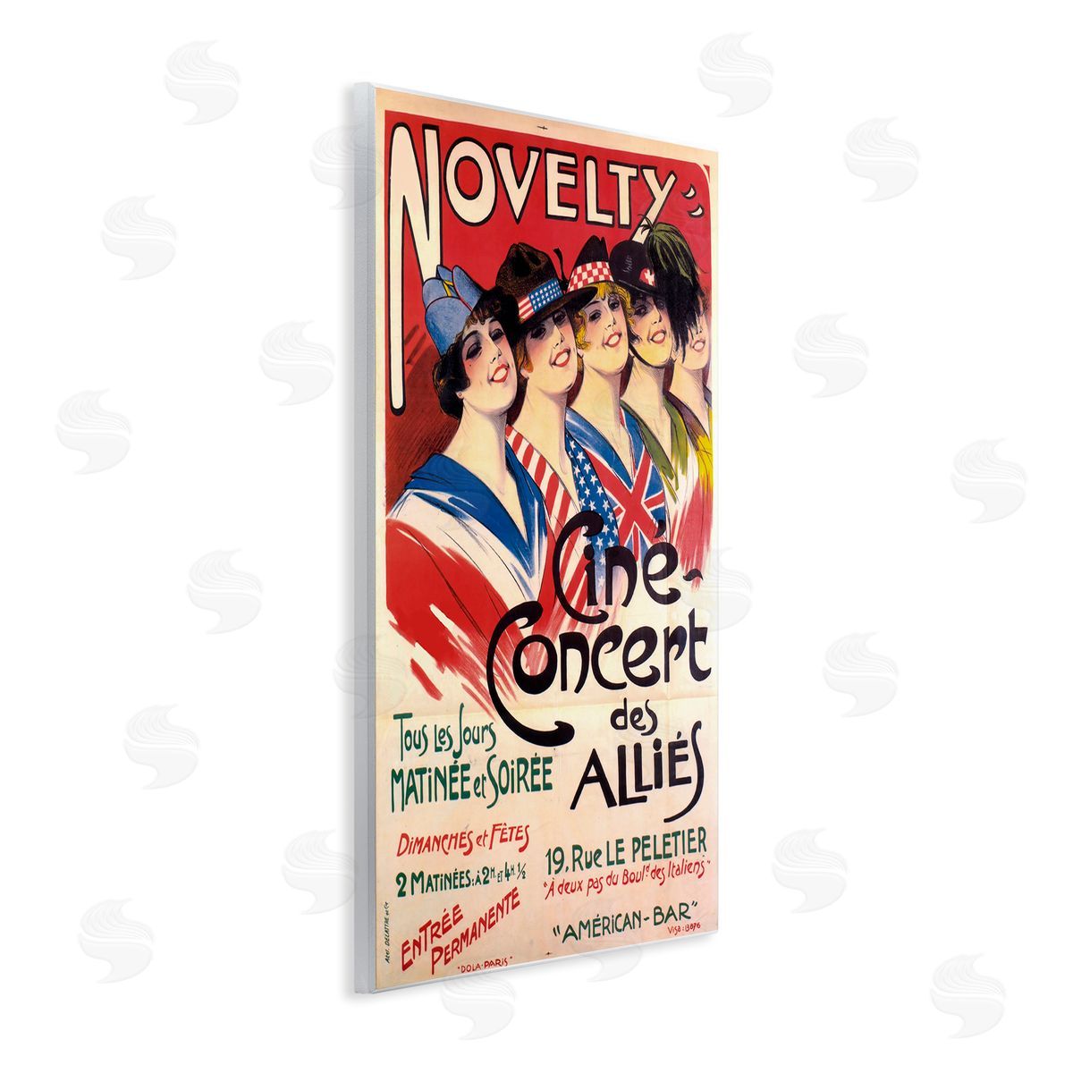 Vintage Novelty Concert Wood Plaque Wall Art, Home Decor by Marcus Jules