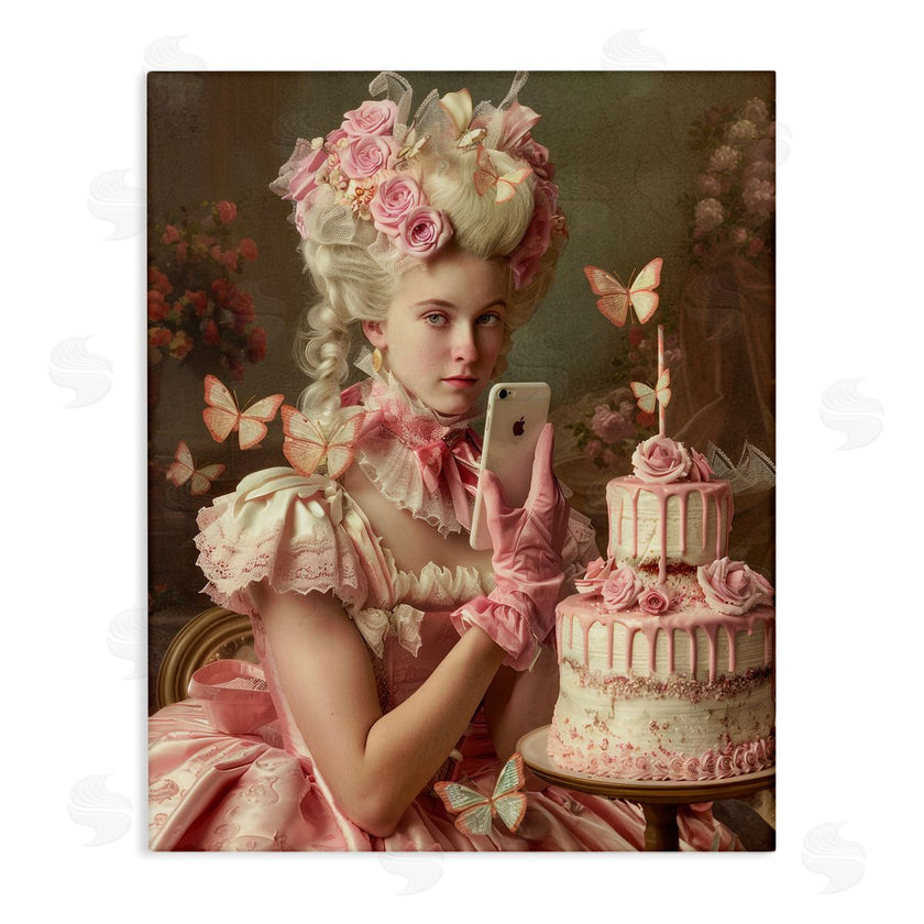 Michael McKinney | Vintage Lady with Cellphone