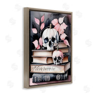Tabz Jones | Spooky Skull Book Stack