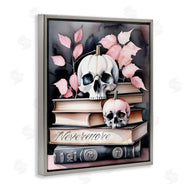 Tabz Jones | Spooky Skull Book Stack
