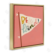 Sarah Hickman | Be Kind Phrase on Flag