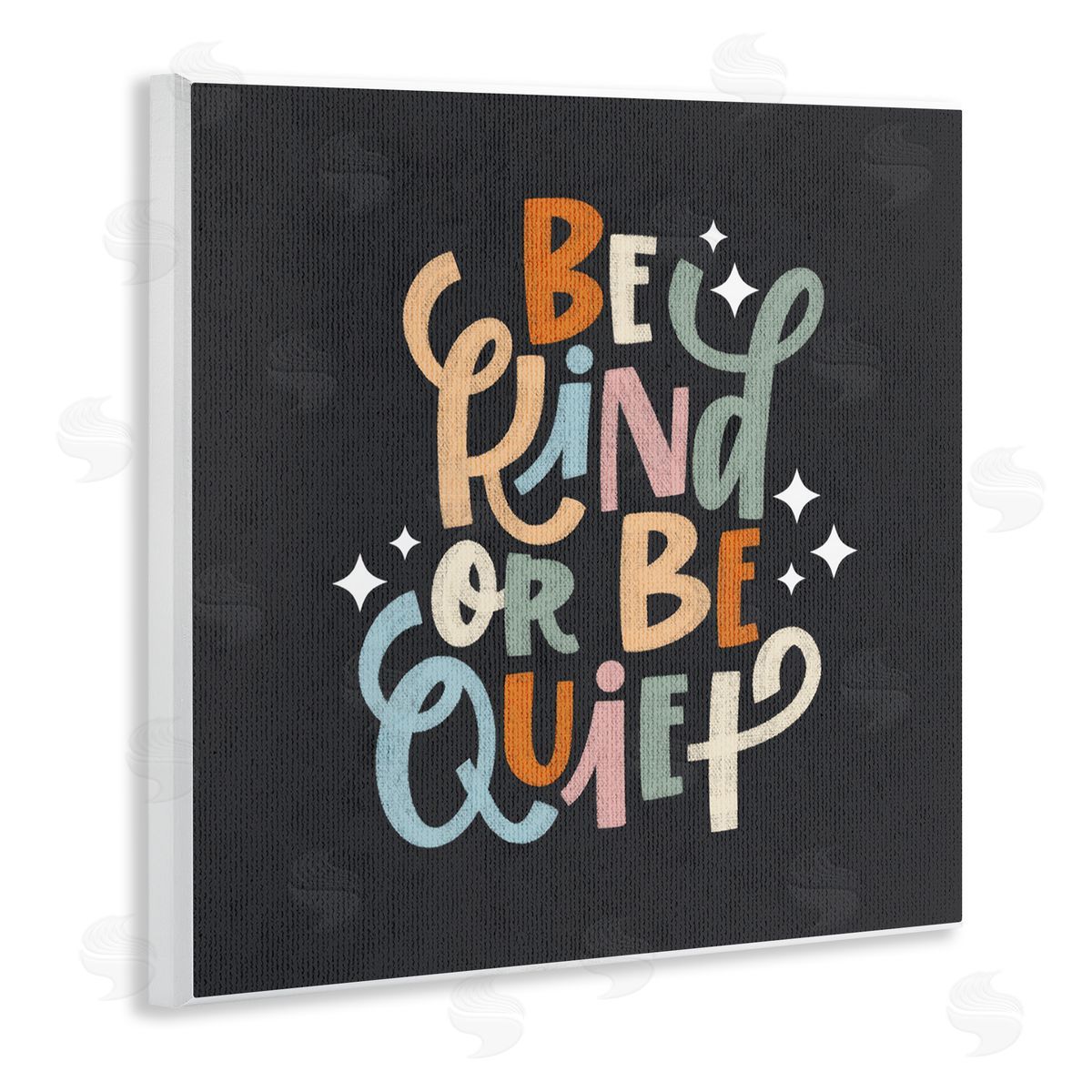 Be Kind Or Quiet Wood Plaque Wall Art, Home Decor by Sarah Hickman