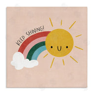Sarah Hickman | Keep Shining Inspirational Rainbow