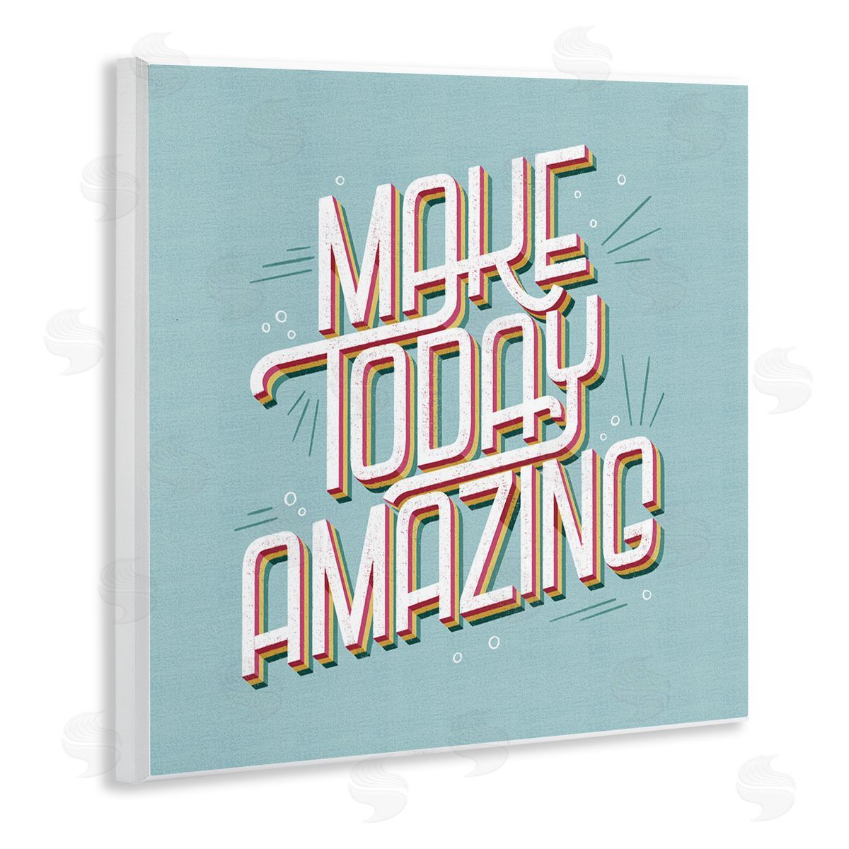 Vintage Make Today Amazing Wood Plaque Wall Art, Home Decor by Sarah Hickman