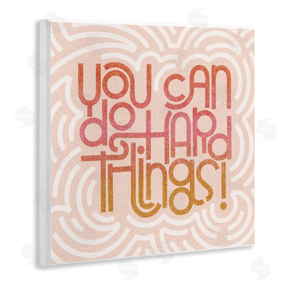 Pastel You Can Do Hard Things Wood Plaque Wall Art, Home Decor by Sarah Hickman
