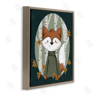 Sarah Hickman | Autumnal Fox & Birch Trees